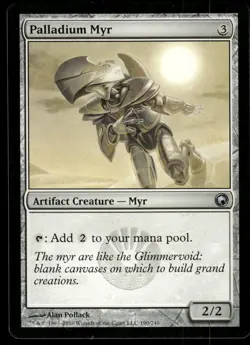 1x Palladium Myr - Scars of Mirrodin - NM - MTG - Image 1