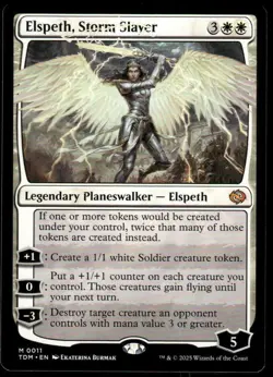 1 x Elspeth, Storm Slayer - Tarkir: Dragonstorm NM-Mint - MTG - Image 1