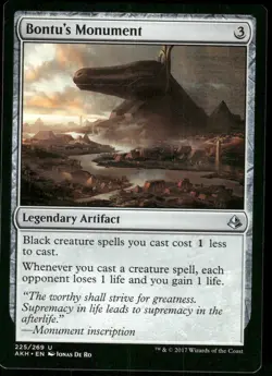 1x Bontu's Monument - Amonkhet - NM - MTG - Image 1