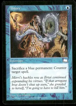 1x Abjure - Weatherlight - LP - MTG - Image 1