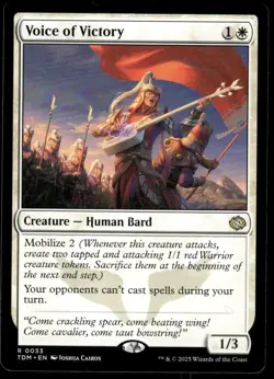 1 x Voice of Victory - Tarkir: Dragonstorm NM-Mint - MTG - Image 1