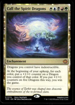 1 x Call the Spirit Dragons - Tarkir: Dragonstorm NM-Mint - MTG - Image 1