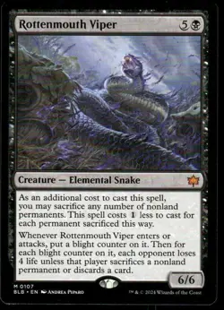 1x Rottenmouth Viper - Bloomburrow - NM-Mint - MTG - Image 1