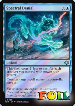 Spectral Denial 0058 MTG Tarkir: Dragonstorm Uncommon NP Foil - Image 1