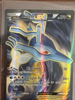 Kingdra EX Fates Collide Holo Full Art Ultra Rare Pokemon TCG 122/124 LP #2 - Image 2