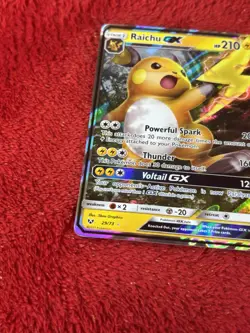 Raichu GX 29/73 Shining Legends Holo Pokemon Card Near Mint - Image 3