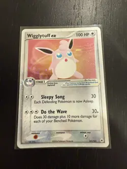 Pokemon TCG Wigglytuff EX 101/101 Holo Ultra Rare Card 2004 - Image 2