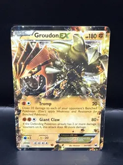 Pokemon Groudon EX 54/108 Dark Explorers Holo Ultra Rare - Image 1