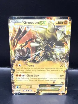 Pokemon Groudon EX 54/108 Dark Explorers Holo Ultra Rare - Image 2