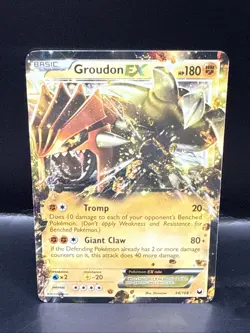 Pokemon Groudon EX 54/108 Dark Explorers Holo Ultra Rare - Image 3