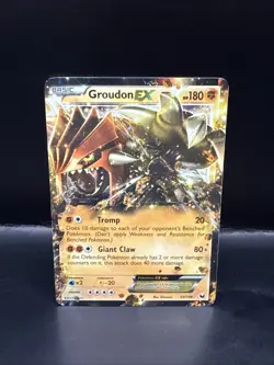 Pokemon Groudon EX 54/108 Dark Explorers Holo Ultra Rare - Image 4