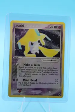 Pokemon Jirachi 8/101 EX Hidden Legends Holo Rare LP - Image 1