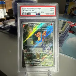2023 Pokemon Charmander 2023 S& V: BSP #SVP044 O.F. (Pokemon Center Stamp) PSA 9 - Image 1
