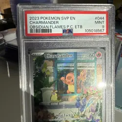 2023 Pokemon Charmander 2023 S& V: BSP #SVP044 O.F. (Pokemon Center Stamp) PSA 9 - Image 4