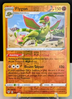 Flygon 091/189 Reverse Holo foil Pokemon Sword & Shield Darkness Ablaze NM - Image 1