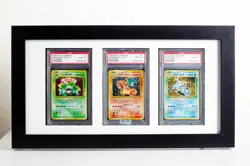 Pokemon Japanese CD Promo Charizard, Venasaur, Bulbasaur PSA 9 Holo Bleed - Image 1