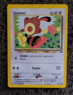 Pokemon Sentret 63/75 Neo Discovery LP - Image 1
