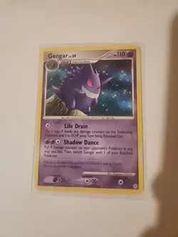 Pokemon TCG Gengar 27/130 Diamond and Pearl Base Non-Holo Rare NEAR MINT! - Image 1