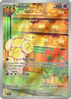 NM-Mint Fidough - 213/198 - Illustration Rare Pokemon Scarlet & Violet - Base Se - Image 1