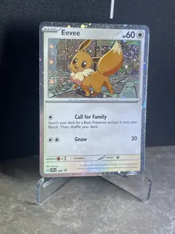 Eevee SVP 200 Black Star Cosmos Holo Promo Destined Rivals Pokemon NM Fart Swirl - Image 1