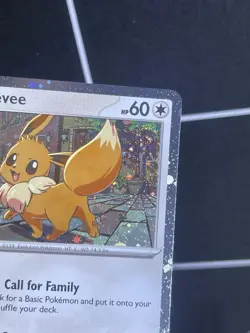 Eevee SVP 200 Black Star Cosmos Holo Promo Destined Rivals Pokemon NM Fart Swirl - Image 2