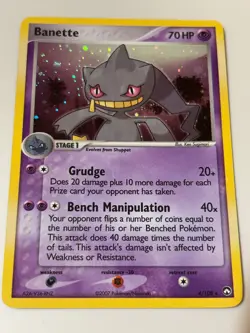 1X Banette 4/108 Holo Rare Pokemon EX Power Keepers 2007 LP - Image 1