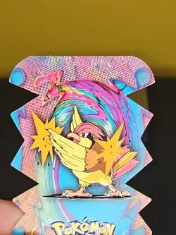 2000 Topps Pokemon TV Animation Edition Die Cut, Embossed Pidgeotto, EV11 Of 12 - Image 3