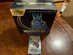 POKEMON TCG MEGA EVOLUTIONS LUCARIO ETB ELITE TRAINER BOX NEW & SEALED + BONUS - Image 1