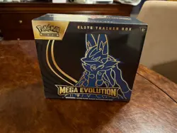 POKEMON TCG MEGA EVOLUTIONS LUCARIO ETB ELITE TRAINER BOX NEW & SEALED + BONUS - Image 2