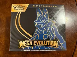 POKEMON TCG MEGA EVOLUTIONS LUCARIO ETB ELITE TRAINER BOX NEW & SEALED + BONUS - Image 3