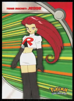 2000 Topps Pokemon TV Animation Series 3 Heroes & Villains Jesse #HV2 - Image 1