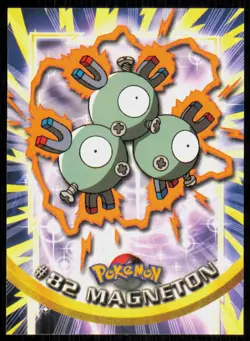 2000 Topps Pokemon TV Animation Series 2 Magneton Blue Logo #82 - Image 1