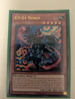 DOOD-EN025 K9-04 Noroi Ultra Rare 1st Ed YuGiOh - Image 1