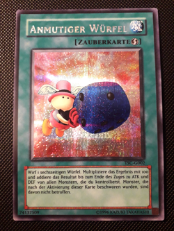 Yu-Gi-Oh! Anmutiger Wurfel, TSC-G002, Secret Rare, 2. Auflage, Deutsch, EX-GD - Image 1