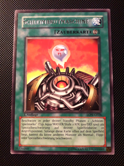 Yu-Gi-Oh! Schleimbrutmaschine, LON-G026, Rare, 1. Auflage, Deutsch, Excellent - Image 1