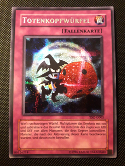 Yu-Gi-Oh! Totenkopfwurfel, TSC-G003, Secret Rare, 2. Auflage, Deutsch, NM-EX - Image 1
