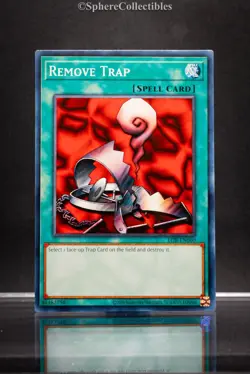 Yugioh! Remove Trap - LOB-EN060 - Common - Unlimited 25th Anniversary Edition Ne - Image 1