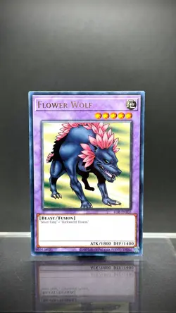 Yugioh! Flower Wolf - LOB-107 - Rare - Unlimited Edition - NM - Image 1