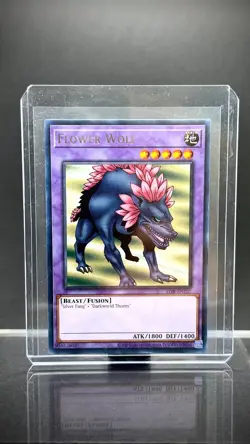 Yugioh! Flower Wolf - LOB-107 - Rare - Unlimited Edition - NM - Image 3