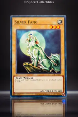 Yugioh! Silver Fang - LOB-EN010 - Common - Unlimited 25th Anniversary Edition Ne - Image 1