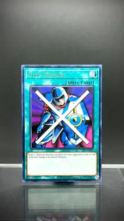 YuGiOh! - Stop Defense LOB-EN095 Rare 25th Anniversary Edition - Image 1