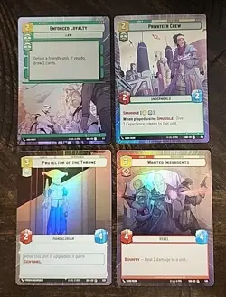 (51×)STAR WARS UNLIMITED SHADOWS OF THE GALAXY HYPERSPACE CARDS WITH (7×) FOIL - Image 1