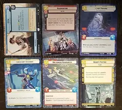 (51×)STAR WARS UNLIMITED SHADOWS OF THE GALAXY HYPERSPACE CARDS WITH (7×) FOIL - Image 3