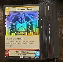 2024 Star Wars Unlimited Shadows of the Galaxy Foil (33×) Holo Card Lot-Unplayed - Image 1
