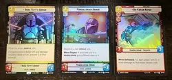 2024 Star Wars Unlimited Shadows of the Galaxy Foil (33×) Holo Card Lot-Unplayed - Image 2