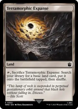 ~ Terramorphic Expanse ~ NM Foil ~ Universes Beyond: Doctor Who ~ MTG ~ - Image 1