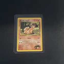 Pokemon Card - Gym Heroes Brock's Vulpix 73/132 WOTC - NM - - - Common - Image 1