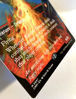 MTG Balefire Dragon *BORDERLESS* Commander Masters Card 697 NM - Image 2