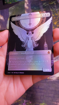 Archangel of Thune FOIL Proxy Playtest Card Custom Angel Girl Fantasy Art Design - Image 2