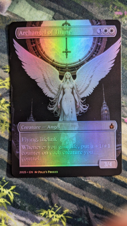 Archangel of Thune FOIL Proxy Playtest Card Custom Angel Girl Fantasy Art Design - Image 4